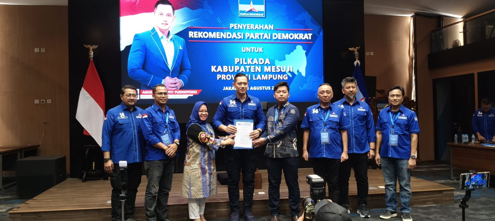 Dapat Rekomendasi Demokrat, Bakal Calon Bupati Mesuji Elfianah Makin Percaya Diri