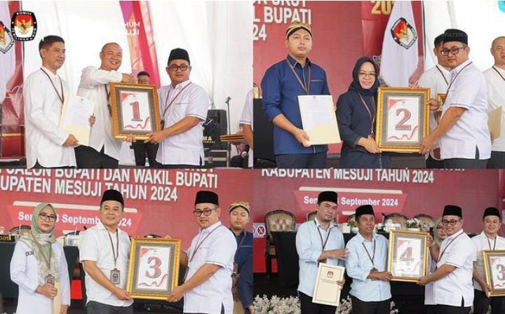 Pilkada Mesuji, Ini Visi Misi Calon Bupati dan Wakil Bupati