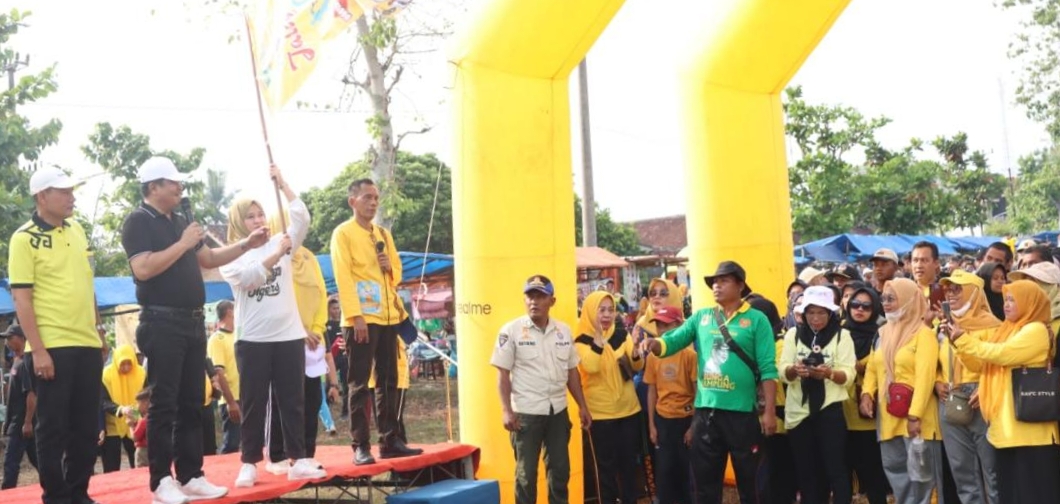 Banjir Hadiah, Jalan Sehat Pemberdayaan Olahraga Rekreasi Lampung Tengah Meriah