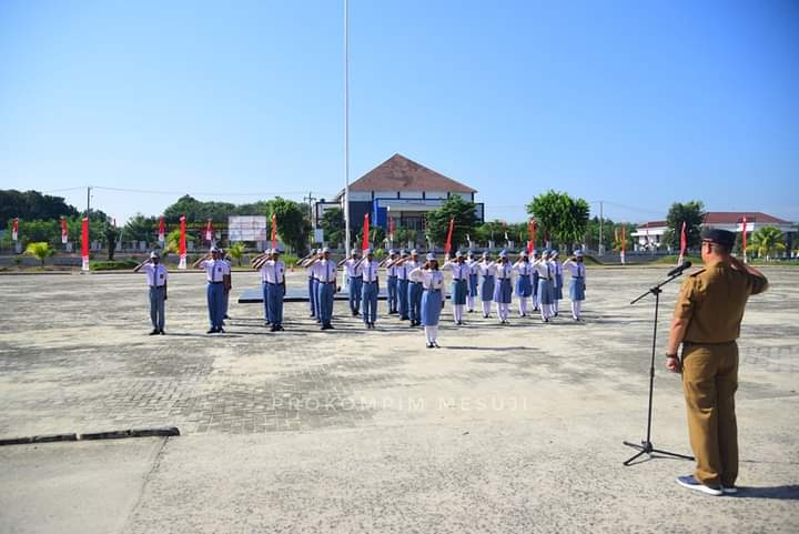 Paskibraka Mesuji Mulai Pemusatan Latihan, Ini yang Akan Dilakukan