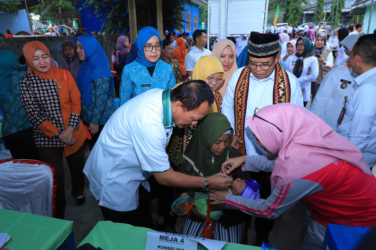 Pj. Gubernur Lampung Samsudin Ajak Seluruh Elemen Bersinergi Turunkan Stunting