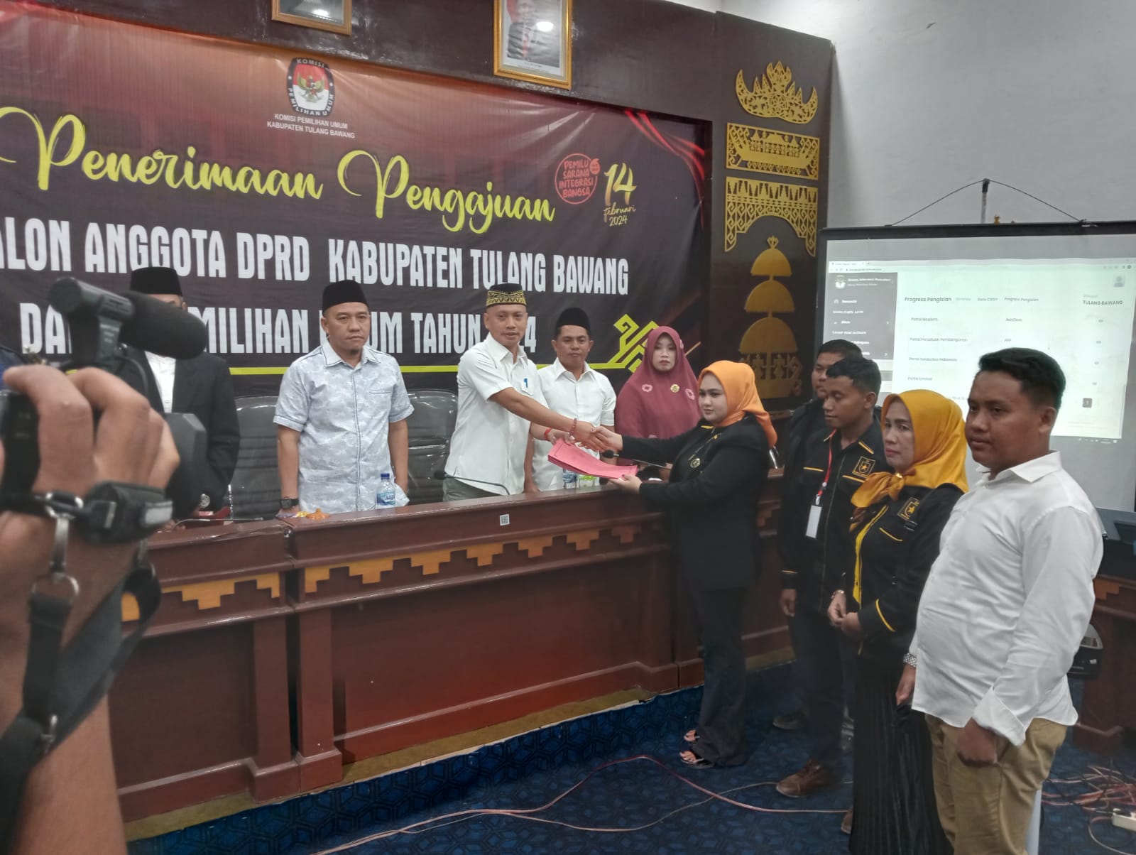 Target 12 Kursi Legislatif, Partai Ummat Tulang Bawang Daftarkan Calegnya