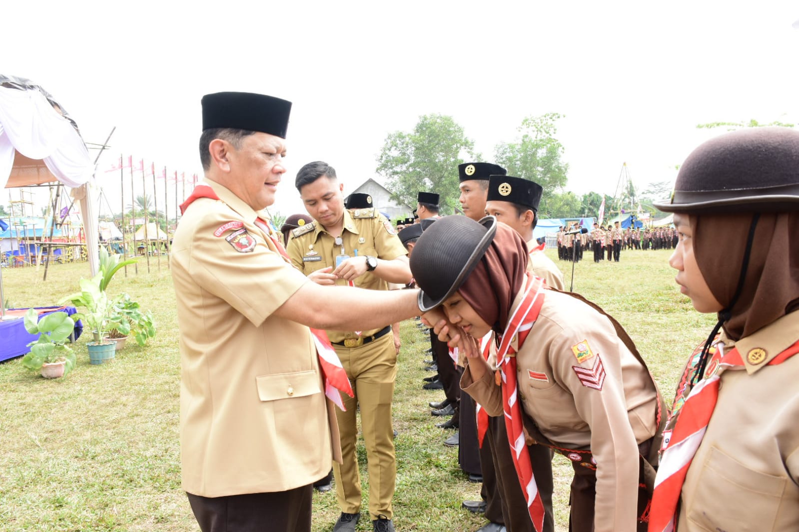 Apel Besar Hari Pramuka ke-62, Begini Pesan Pj Bupati Tulang Bawang Barat Firsada