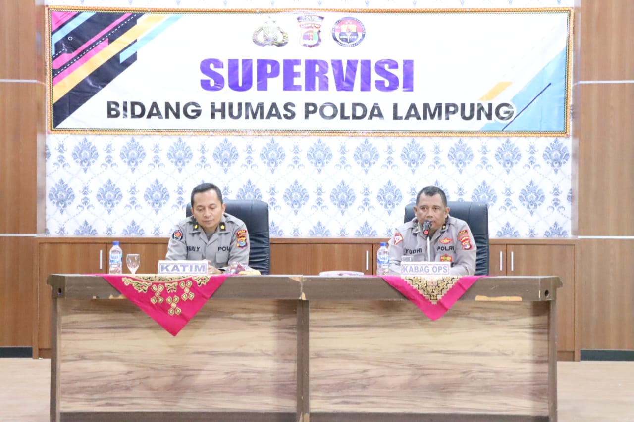 Supervisi di Tulang Bawang, Ini yang Dilakukan Bidang Humas Polda Lampung