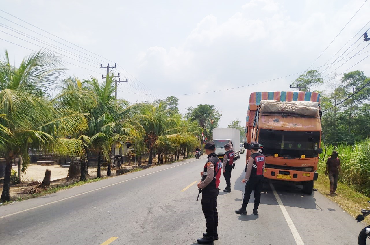 Cegah Tindak Kejahatan, 3 Lokasi di Tulang Bawang Ini Dijaga Polisi