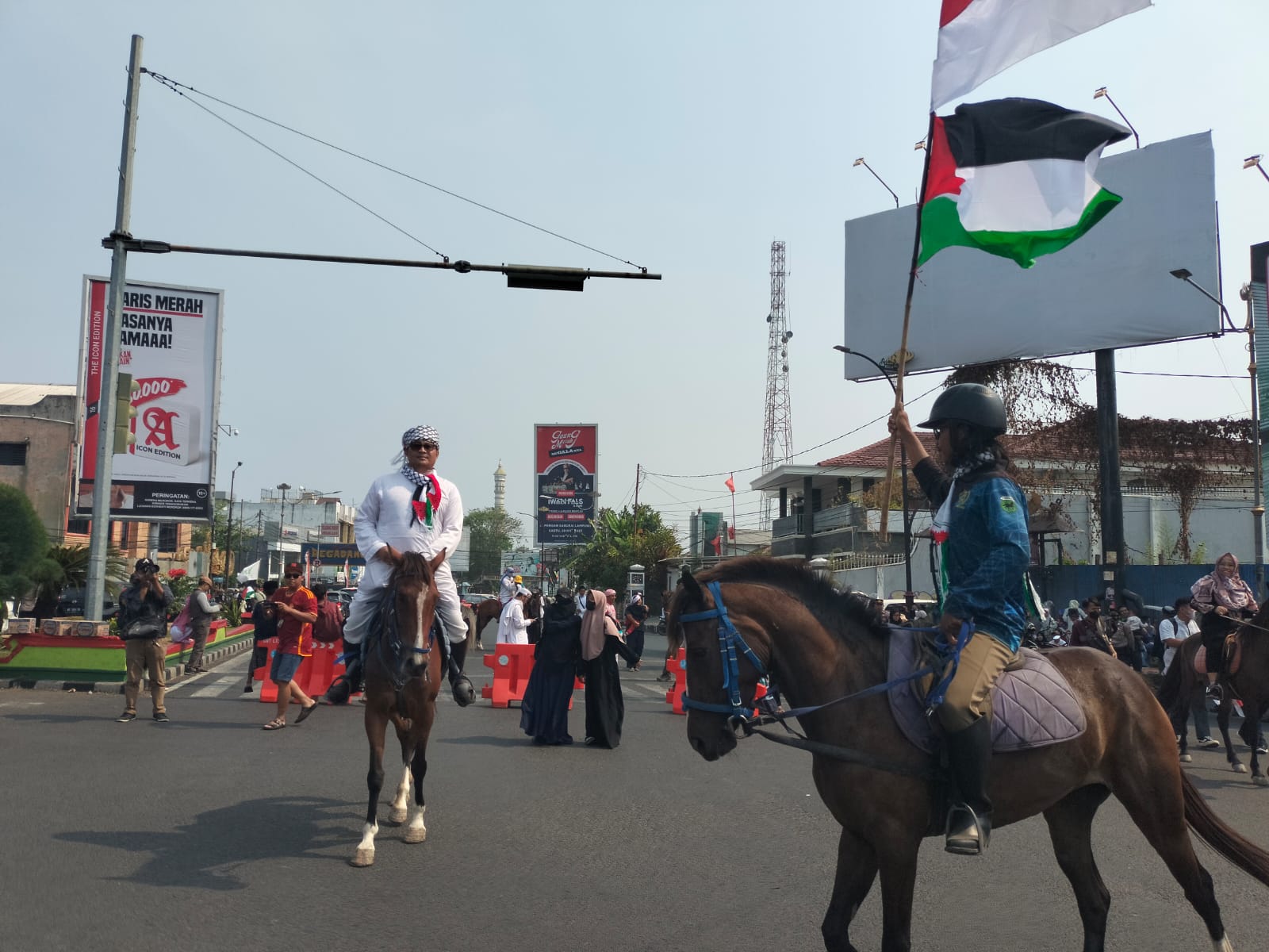 Aksi Bela Palestina Bergema di Lampung, Begini Potretnya