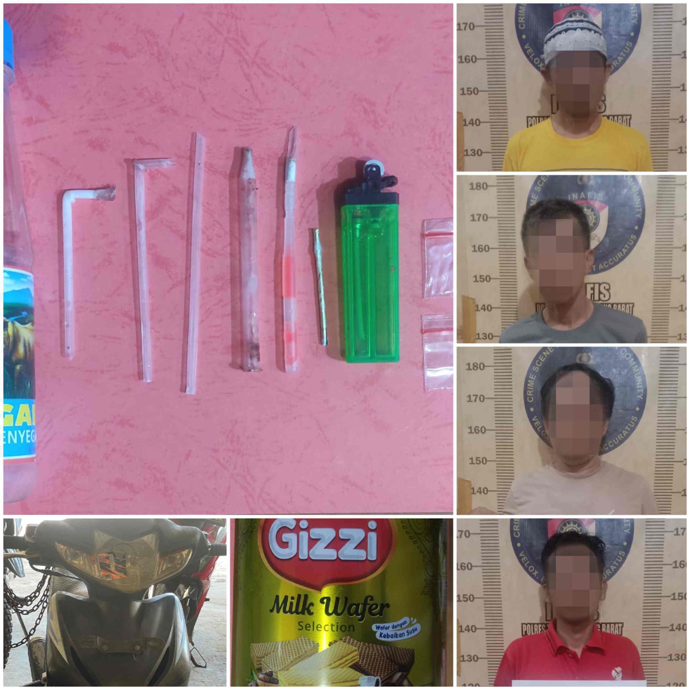 Pesta Narkoba, Dua Oknum ASN Tulang Bawang Barat Diciduk Bersama Dua Rekannya