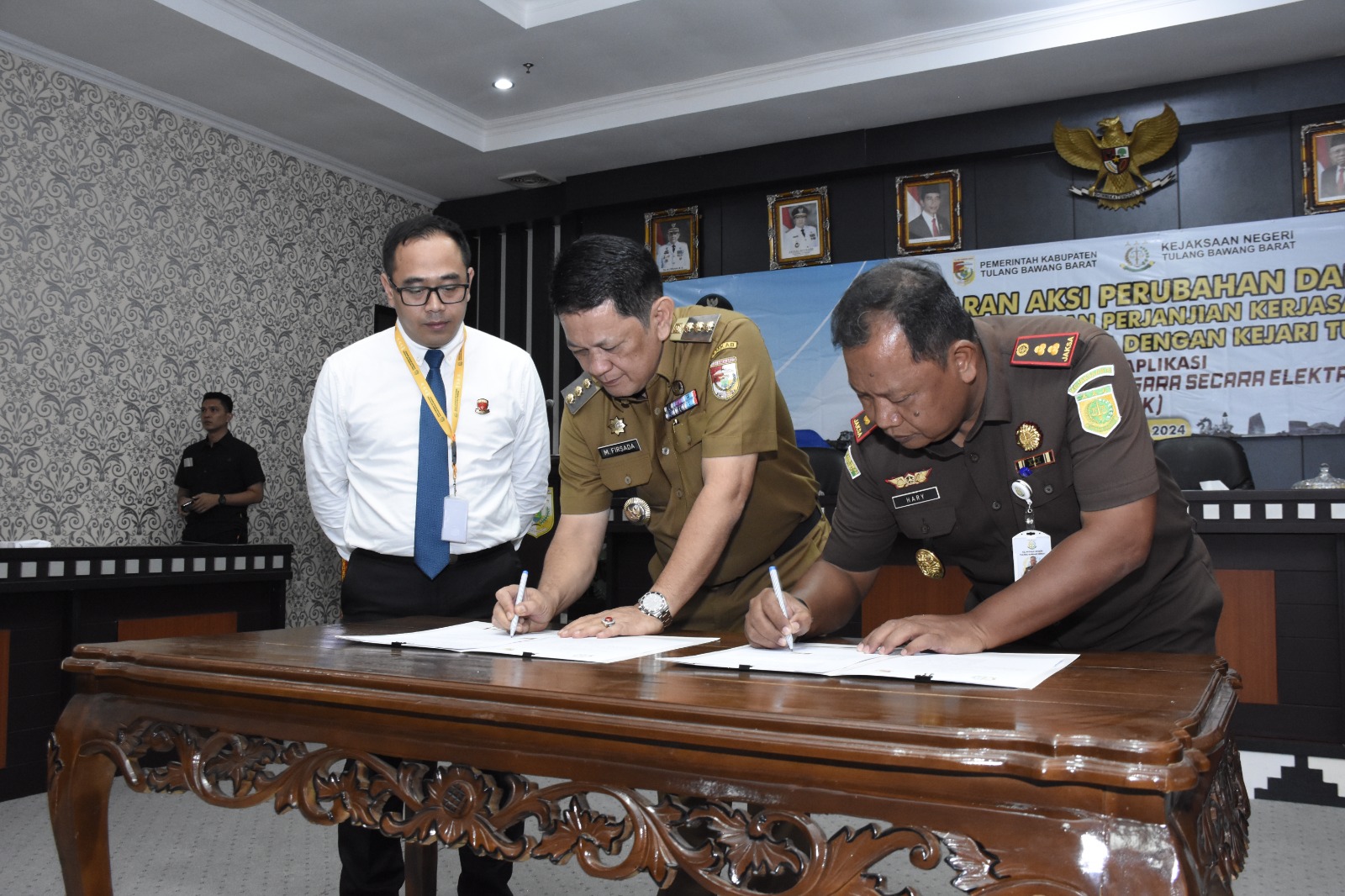 Pemkab Tubaba MoU dengan Kejari, Pj Bupati M. Firsada Sampaikan 4 Poin Penanganan dan Pemberantasan Korupsi