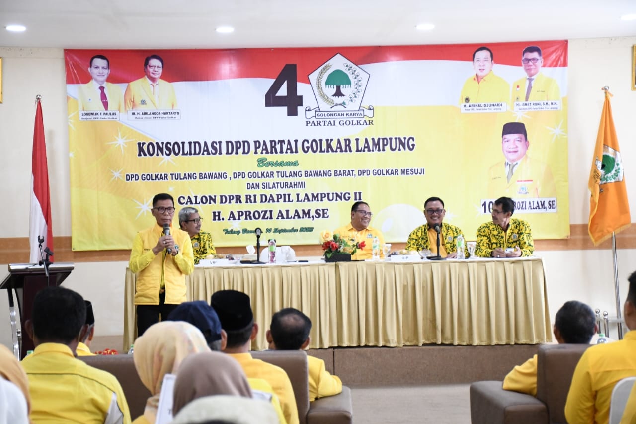 Target 20 Kursi Pada Pileg 2024, Begini Strategi Golkar Lampung