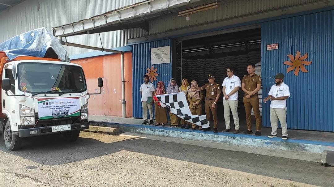 Pemkab Tulang Bawang Salurkan Cadangan Pangan Pemerintah untuk 29.493 Keluarga Penerima Manfaat