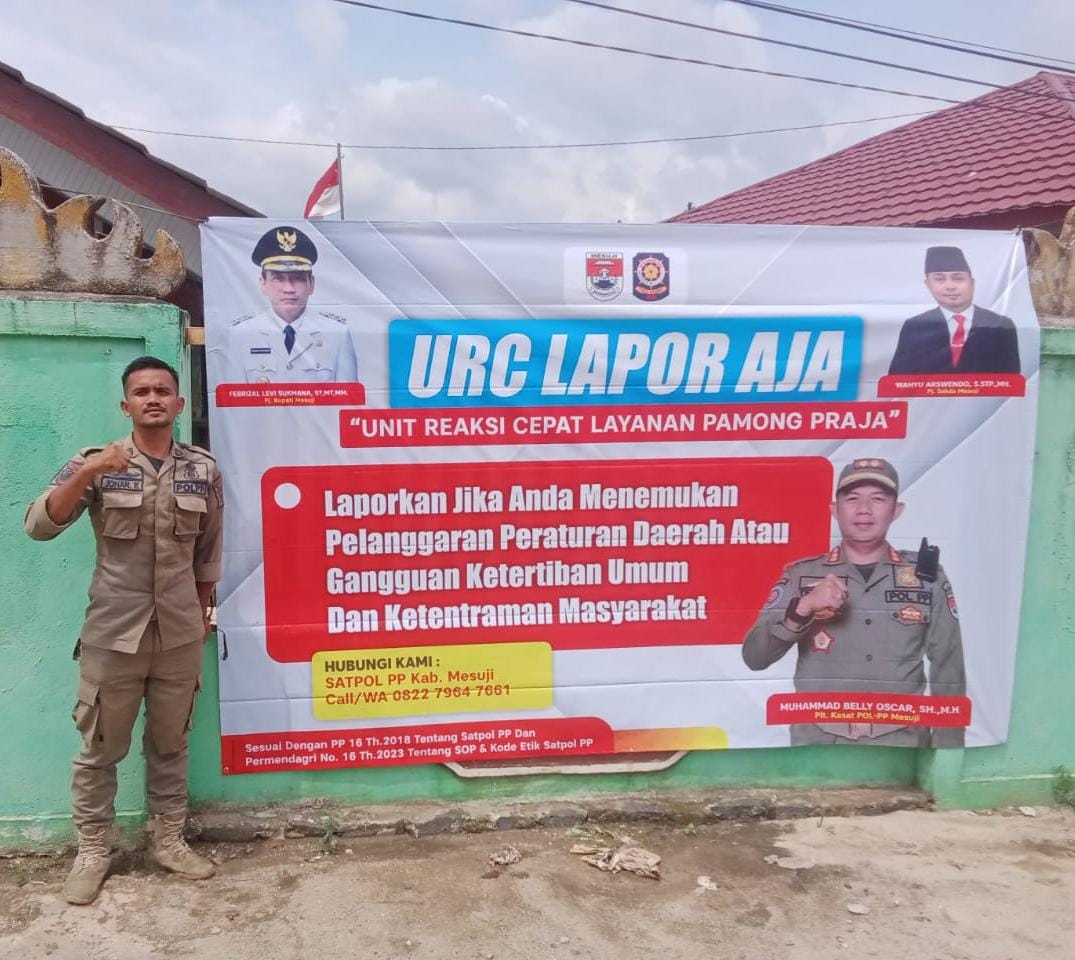 Satpol PP Mesuji Luncurkan Layanan URC Lapor Aja, Ini Kegunaannya