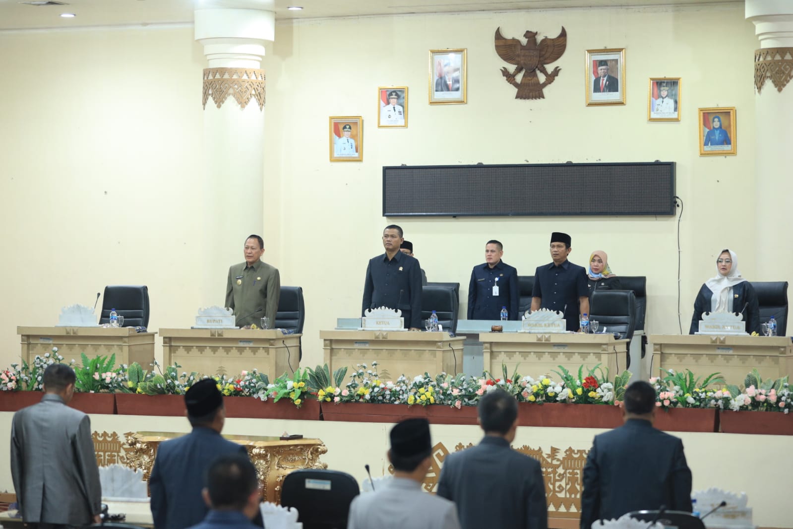 Pesan Pj Bupati Tulang Bawang Qudrotul Ikhwan Saat Rapat Paripurna DPRD Pengesahan RKUA PPAS