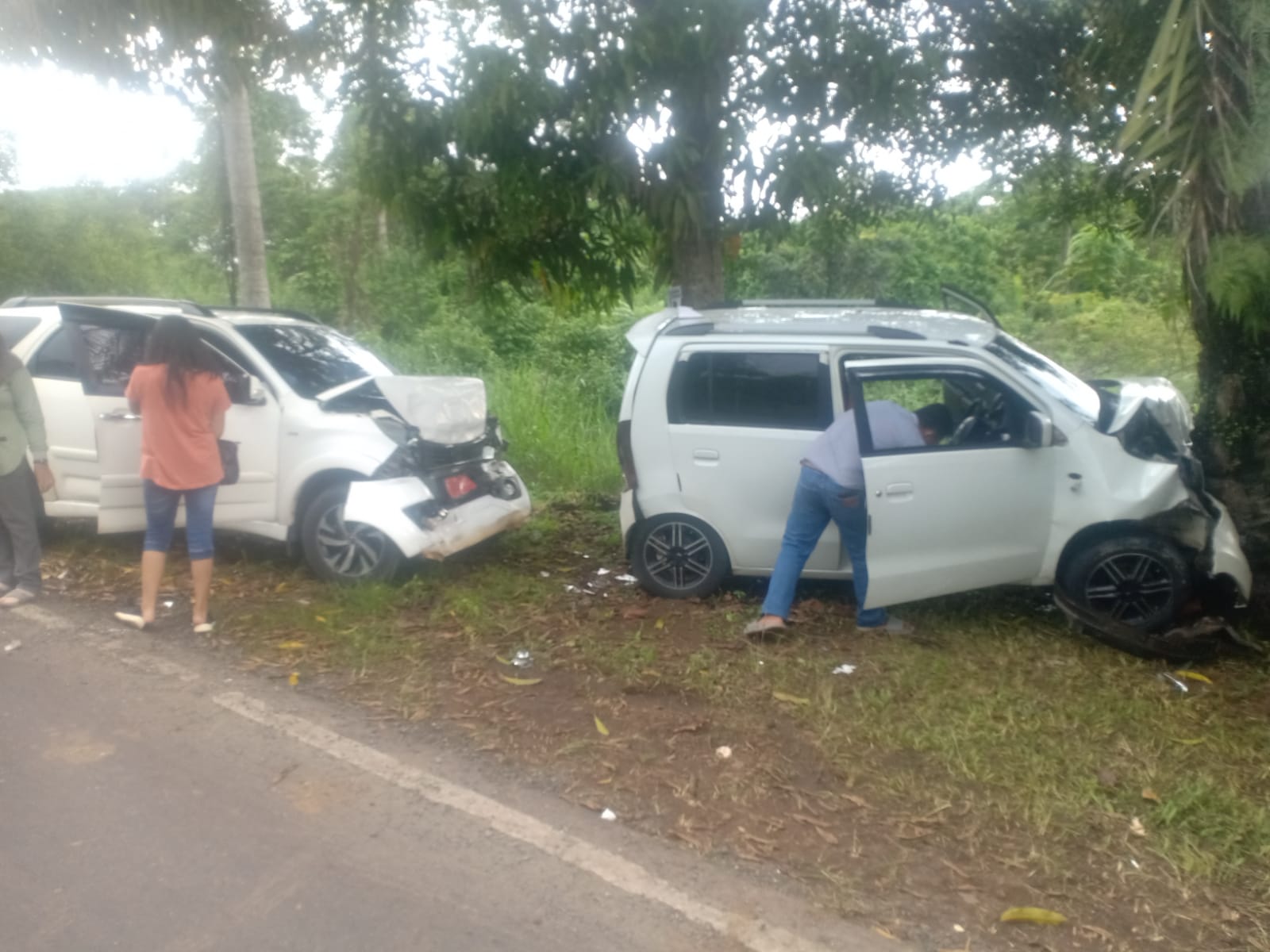 Mobil Dinas Camat di Lampung Utara Lakalantas, Begini Kondisi dan Kronologinya