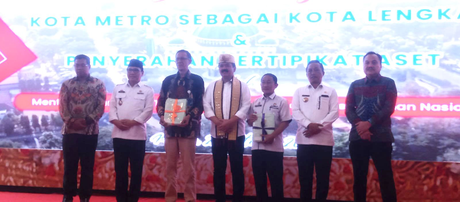 Selamat! Metro Dapat Predikat Kota Lengkap, Jadi yang Pertama di Lampung