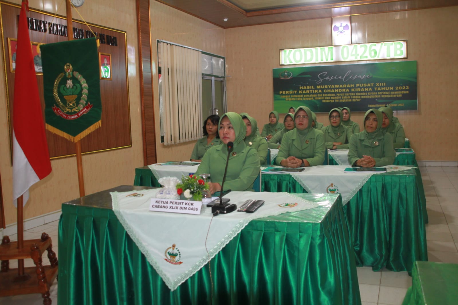 Persit Kartika Chandra Kirana Cabang Kodim Tulang Bawang Ajak Anggota Bijak Bermedia Sosial