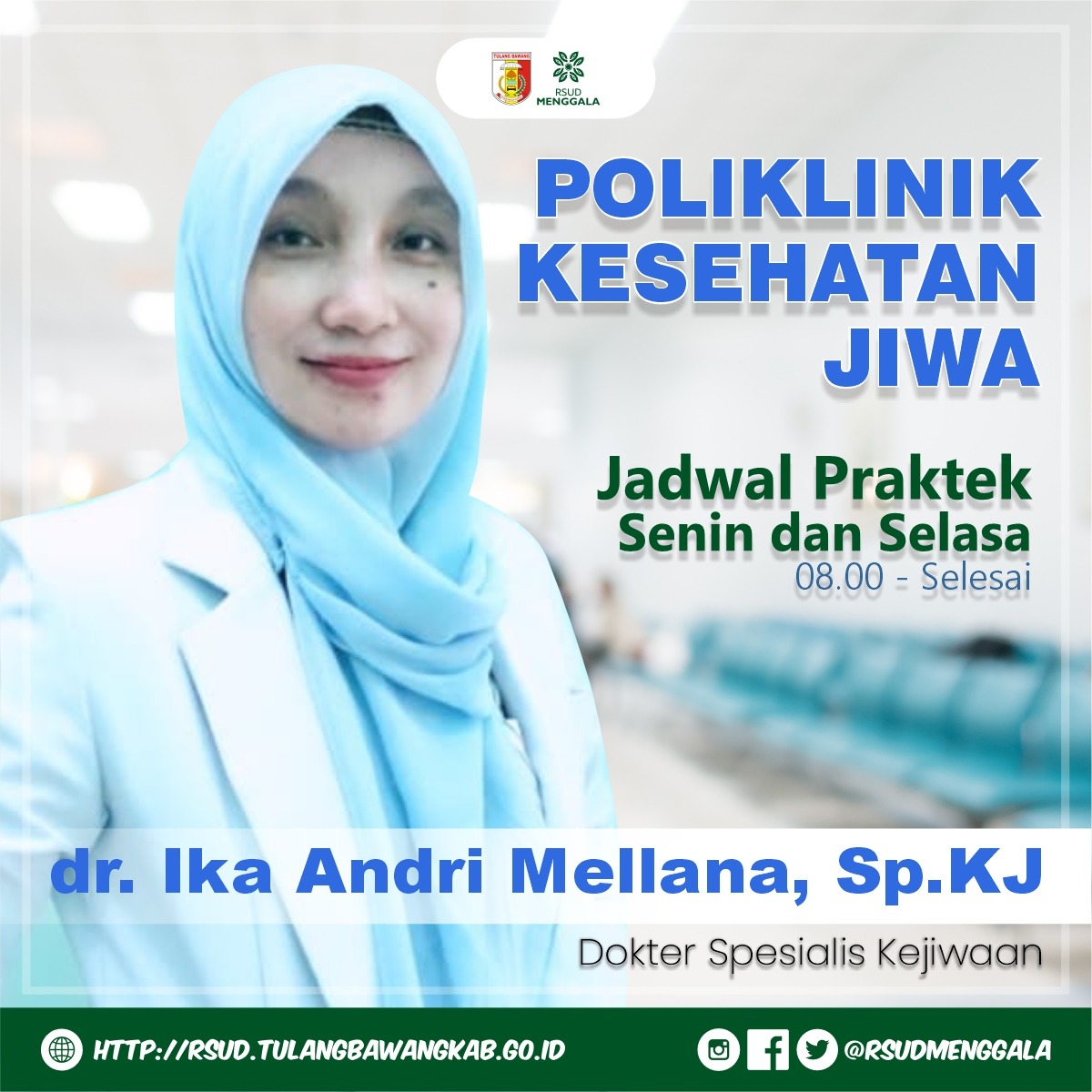 Top! RSUD Menggala Kini Miliki Poliklinik Kesehatan Jiwa