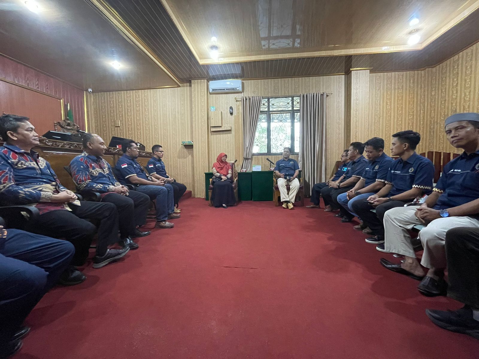 Ketua Pengadilan Agama dan Ketua PWI Tulang Bawang Lampung Bertemu, Ini yang Dibahas