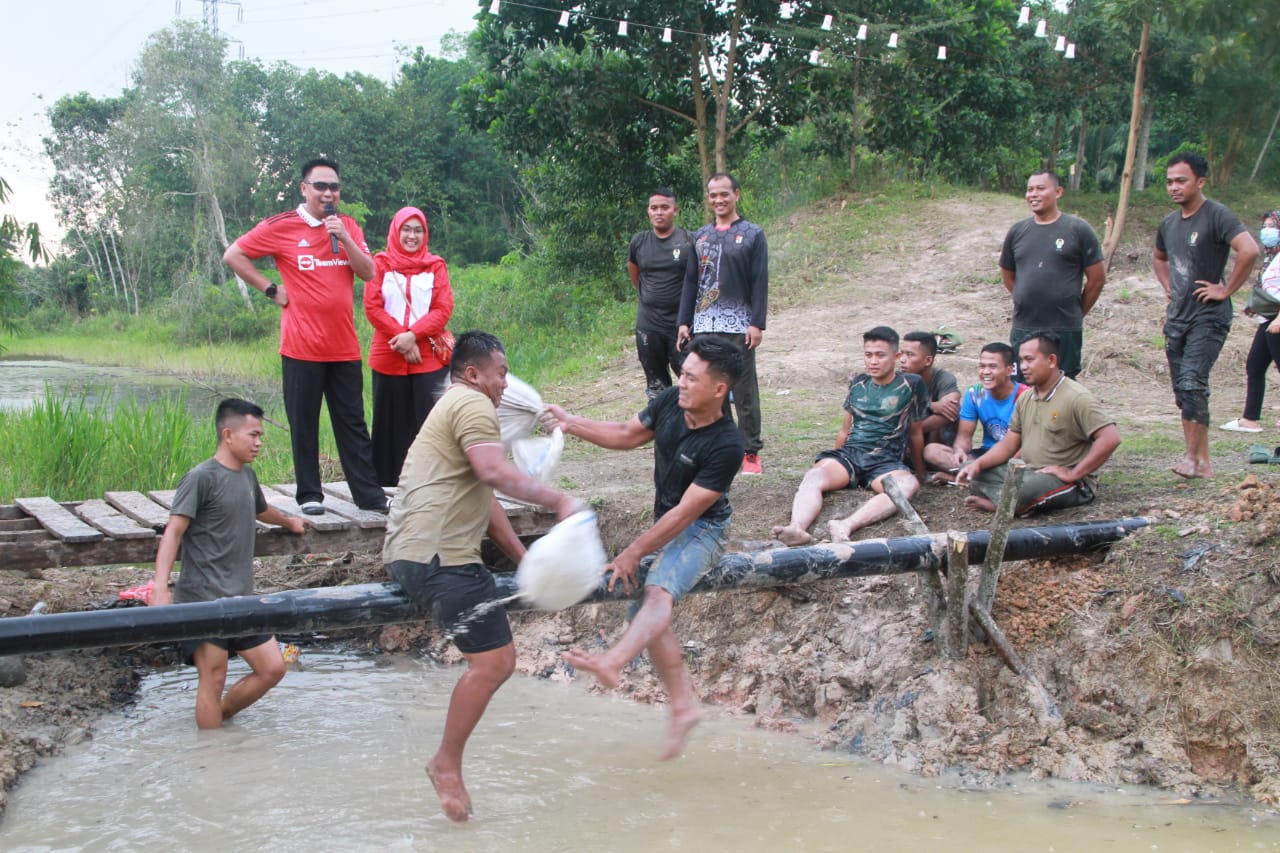 Potret Serunya Perlombaan Memperingati HUT RI ke 78 Kodim Tulang Bawang