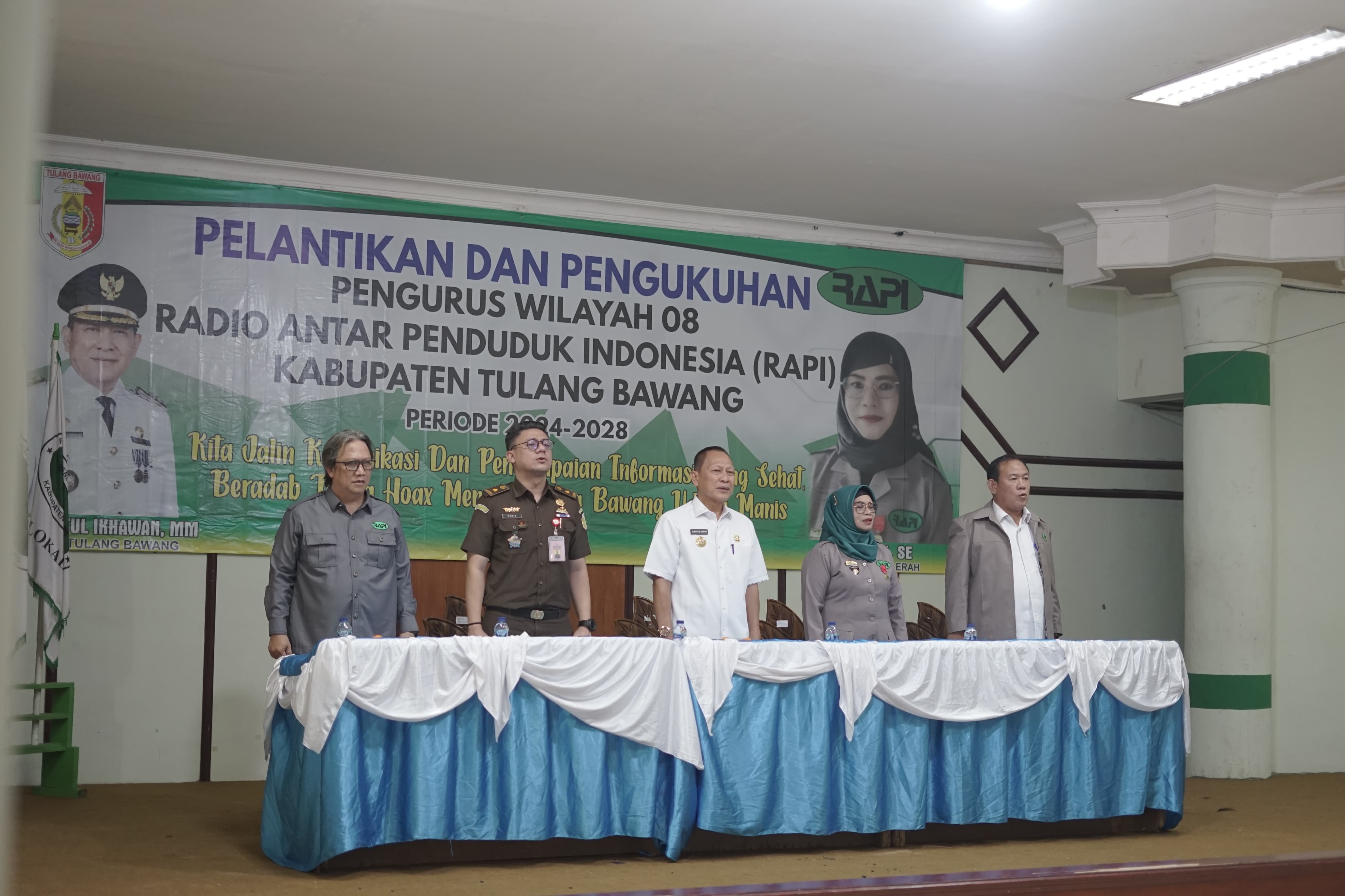 Hadiri Pengukuhan Pengurus RAPI Tulang Bawang, Begini Kata Pj. Bupati Qudrotul Ikhwan