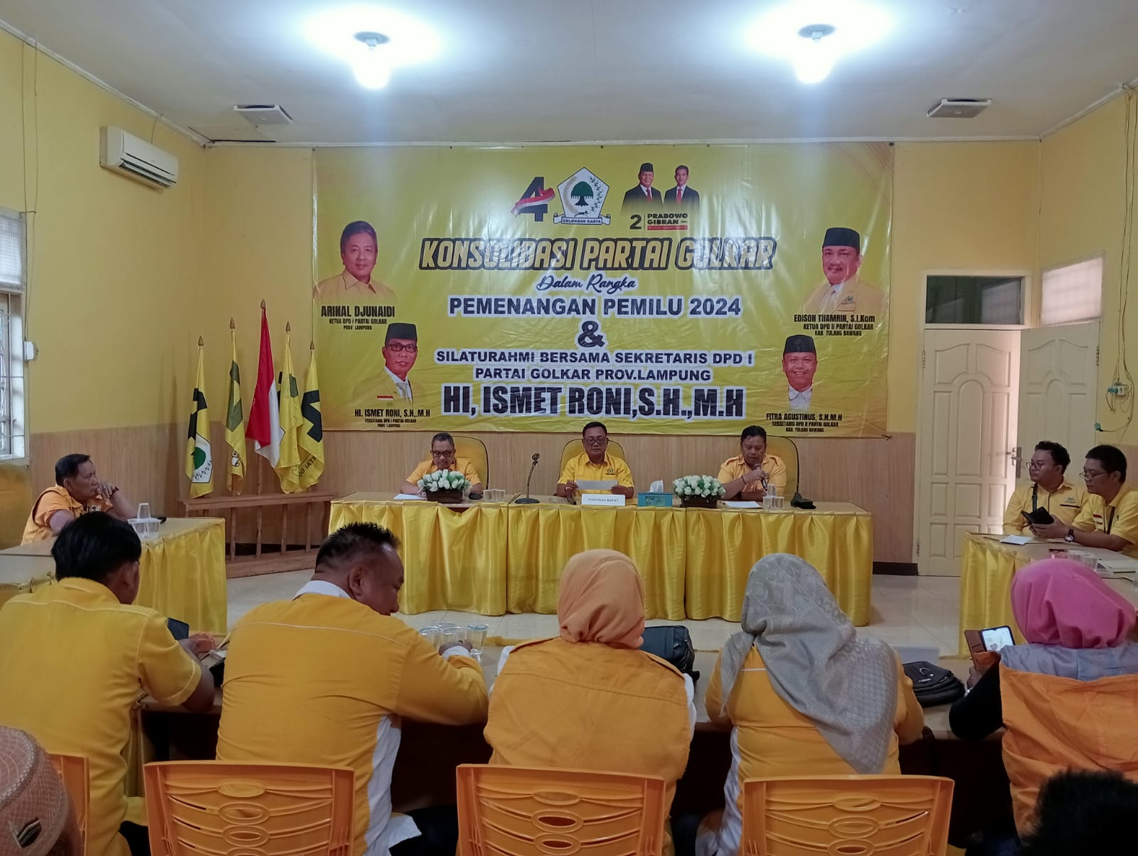 Rapatkan Barisan, Golkar Tulang Bawang Dukung Penuh Arinal Sebagai Calon Gubernur Lampung