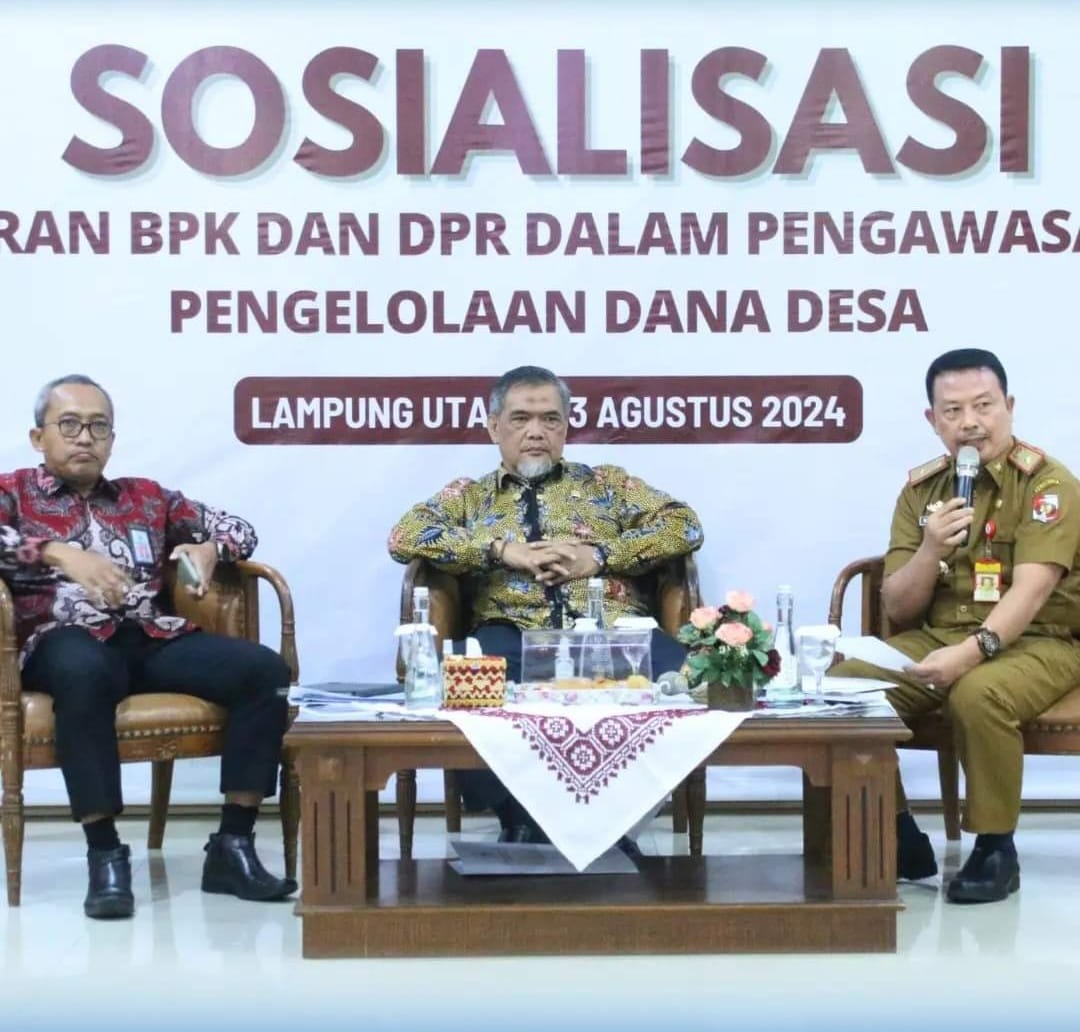 BPK dan DPR Sosialisasi Pengawasan Pengelolaan Dana Desa di Lampung Utara, Ini Tujuannya