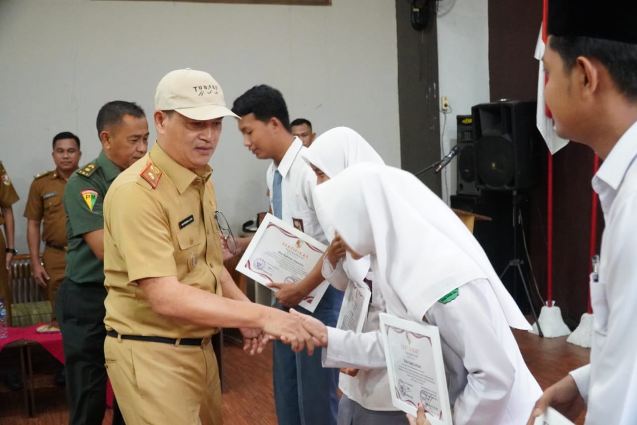 Buka Pelatihan Bela Negara, Sekda Tubaba: Junjung Tinggi Pancasila dalam Kehidupan Bermasyarakat