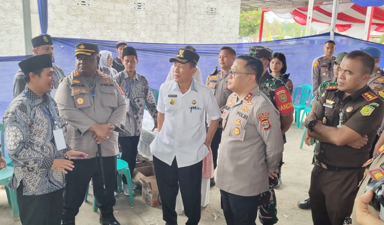 Pesan Kapolda Lampung Irjen Helmy Santika Saat Tinjau Pilkakam Serentak Tulang Bawang