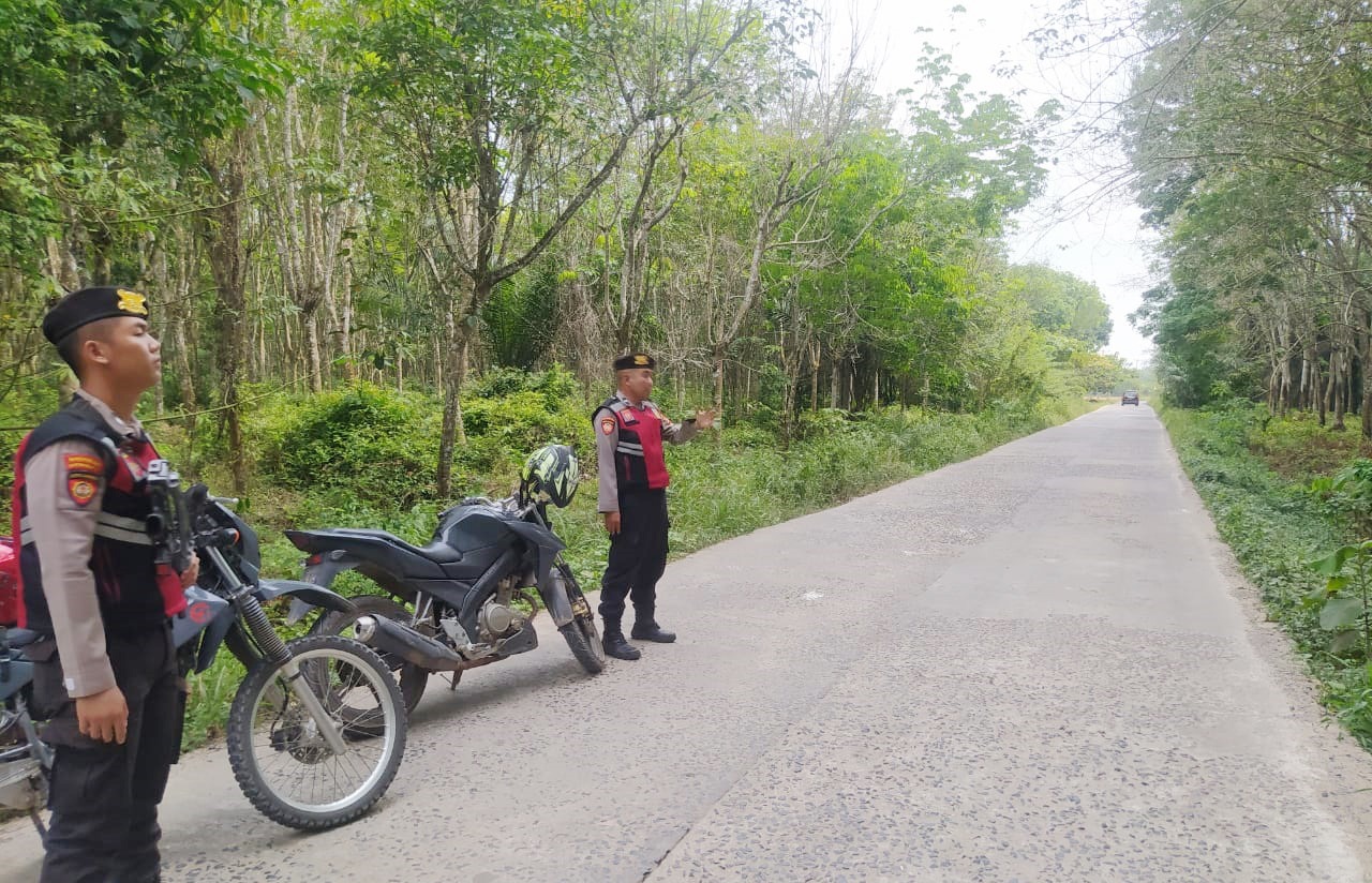 Dianggap Daerah Rawan Kejahatan di Tulang Bawang, Polisi Rutin Jaga Dua Lokasi Ini