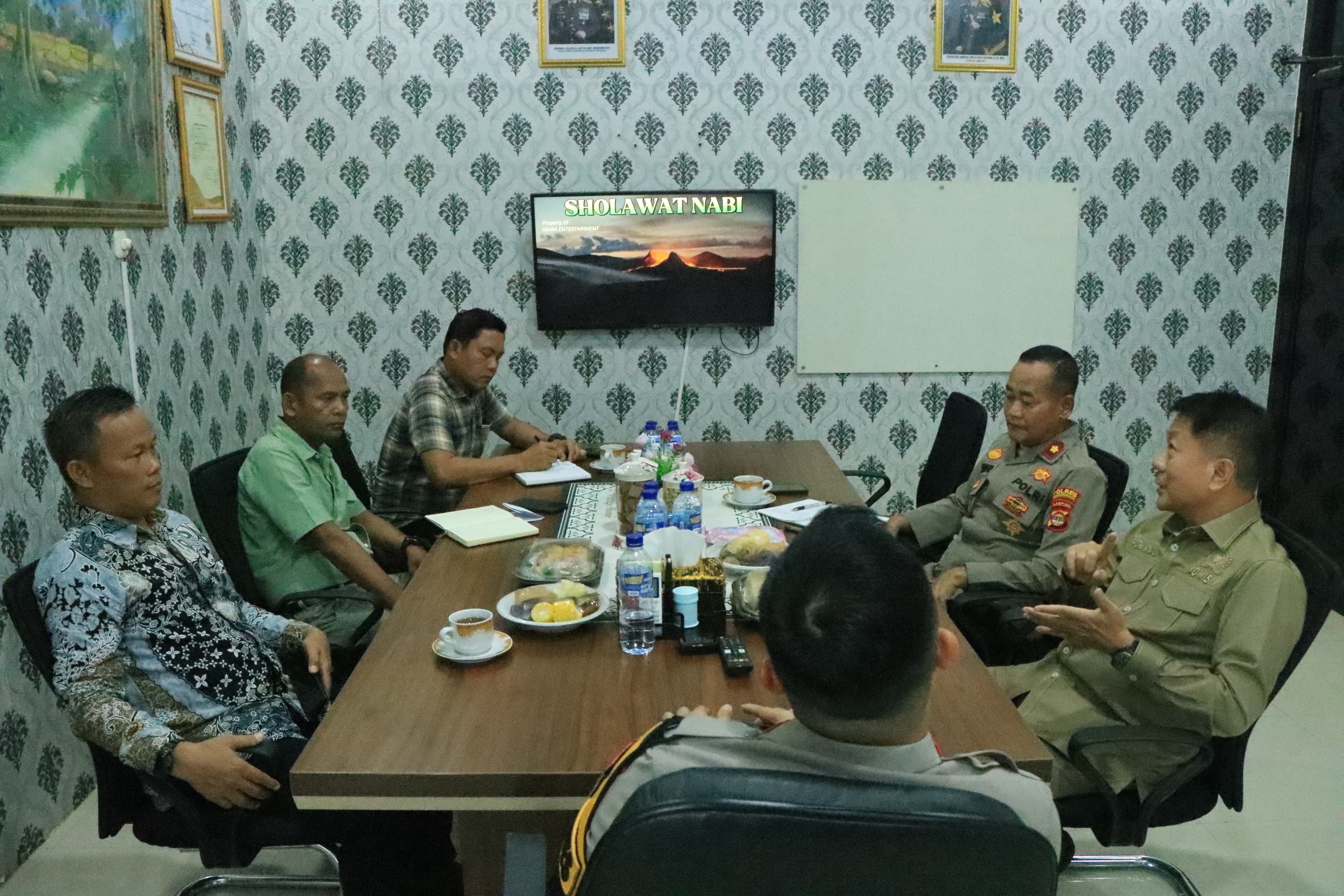 Bersinergi Jaga Tulang Bawang Barat, Anggota Komisi I DPRD Lampung Kunjungi Polres Tubaba