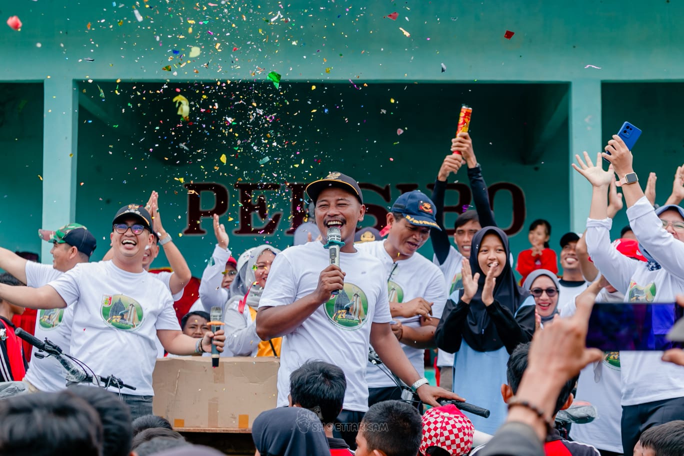 Sambut HUT Tulang Bawang ke 27, Kecamatan Penawar Tama Gelar Jalan Sehat dan Bagikan Banyak Hadiah