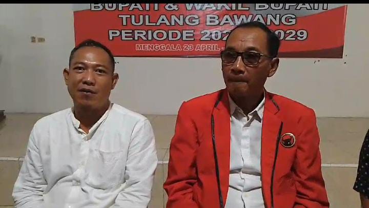 Darmawijaya Ambil Formulir Pendaftaran Bakal Calon Bupati Tulang Bawang dari PDI Perjuangan, Ini Visinya