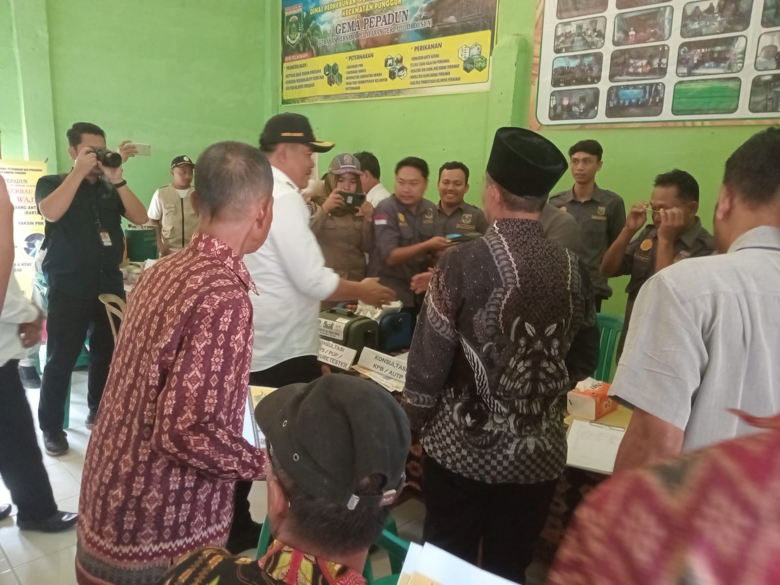 Bupati Lampung Tengah Musa Ahmad Sidak Pelayanan BKMD Mojopahit