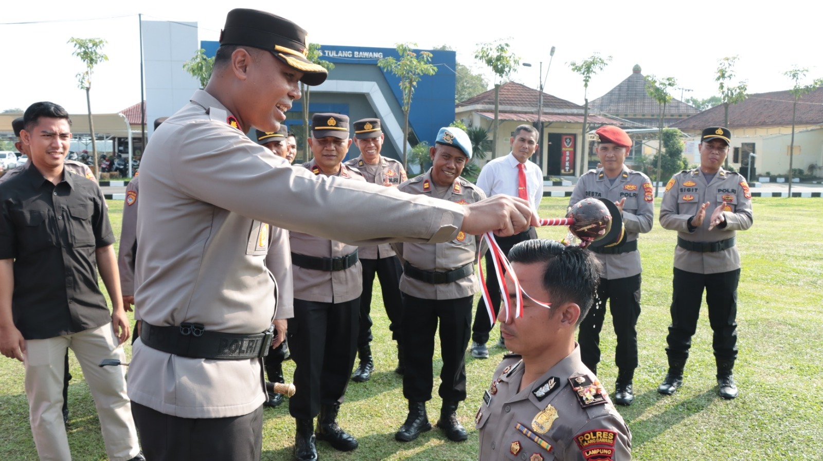 Puluhan Personel Polres Tulang Bawang Naik Pangkat, Paling Banyak Aipda ke Aiptu, Ini Rinciannya