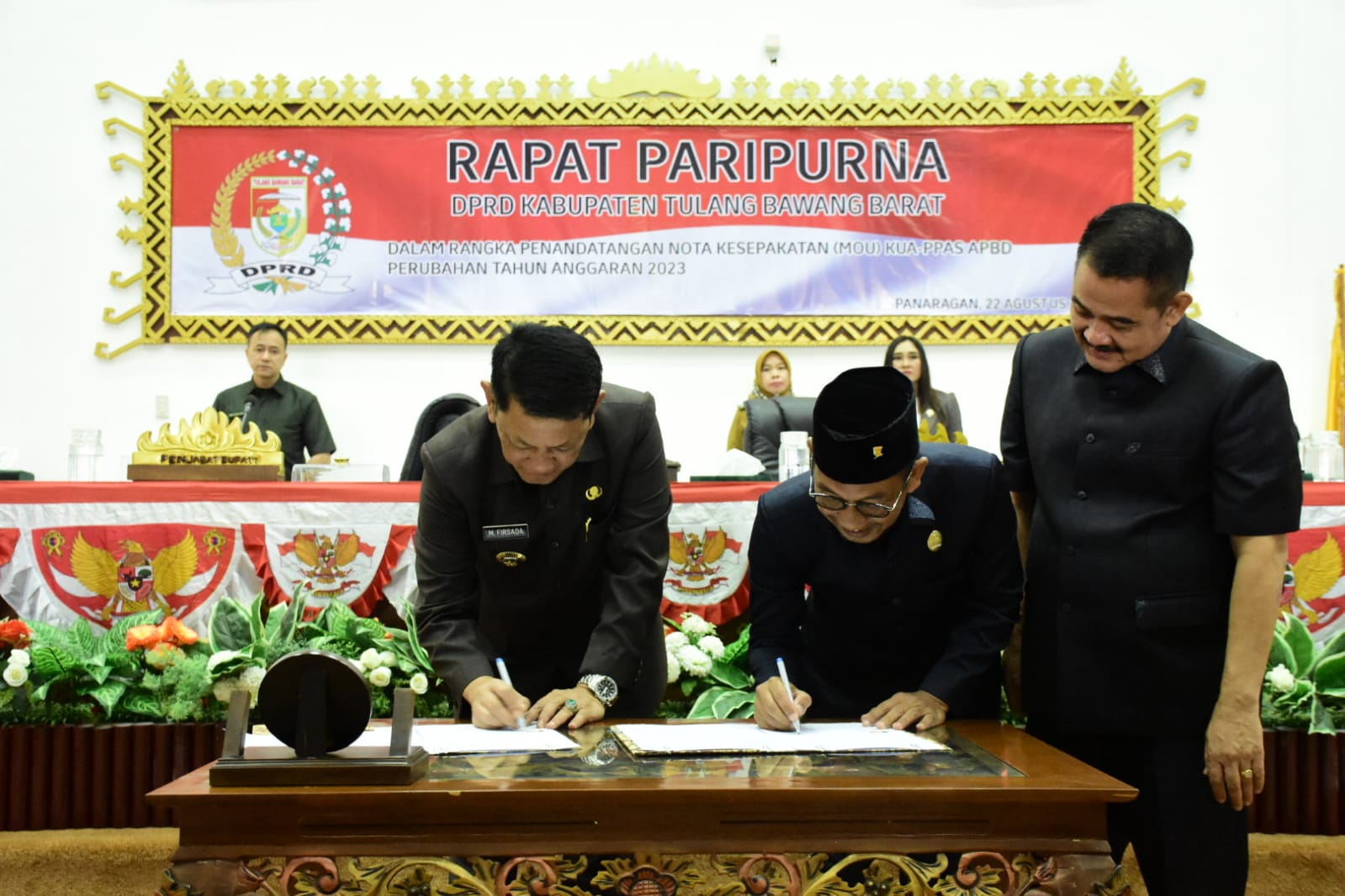 KUA PPAS Perubahan APBD Tulang Bawang Barat Disepakati, Ini Pesan Pj. Bupati