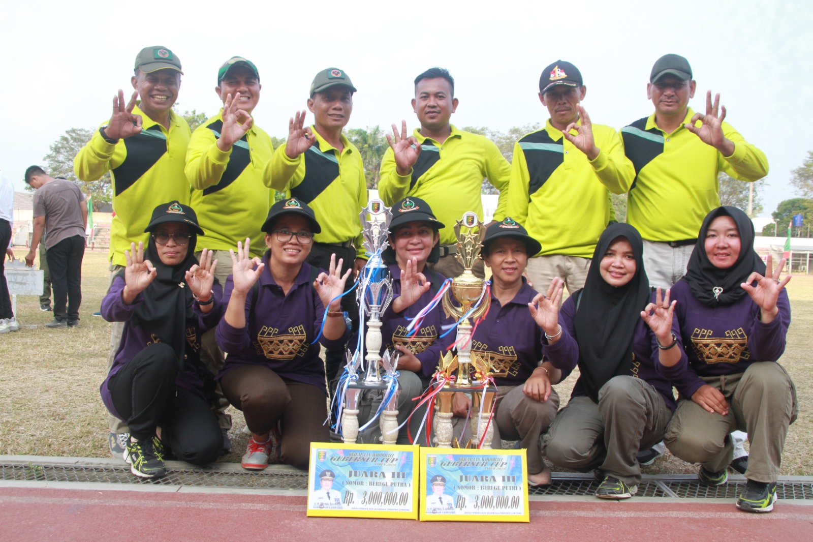 Woodball Kodim Tulang Bawang Sabet 2 Gelar Juara Gubernur Lampung Cup