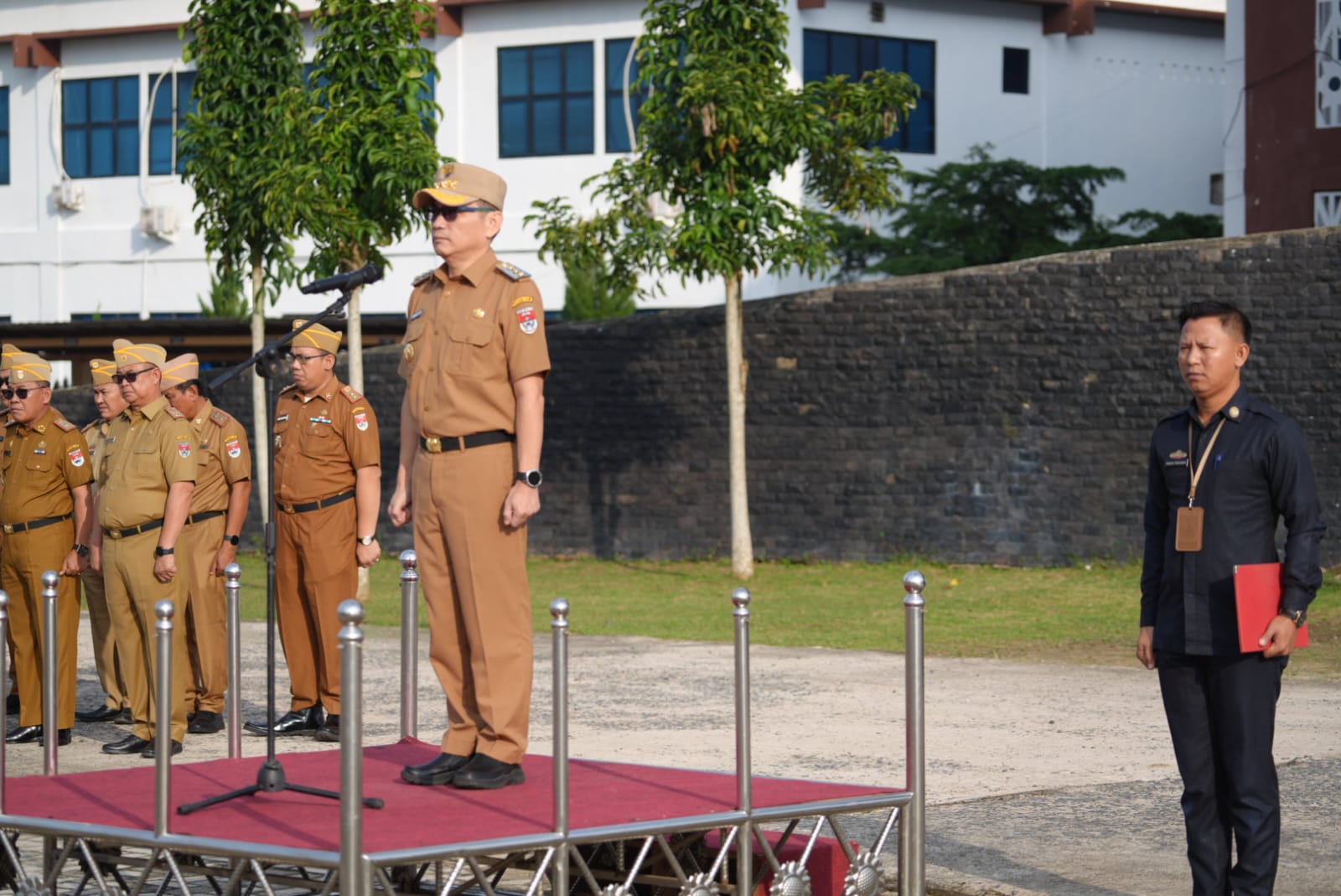 Pimpin Apel Perdana, Ini Harapan Pj Bupati Mesuji kepada ASN