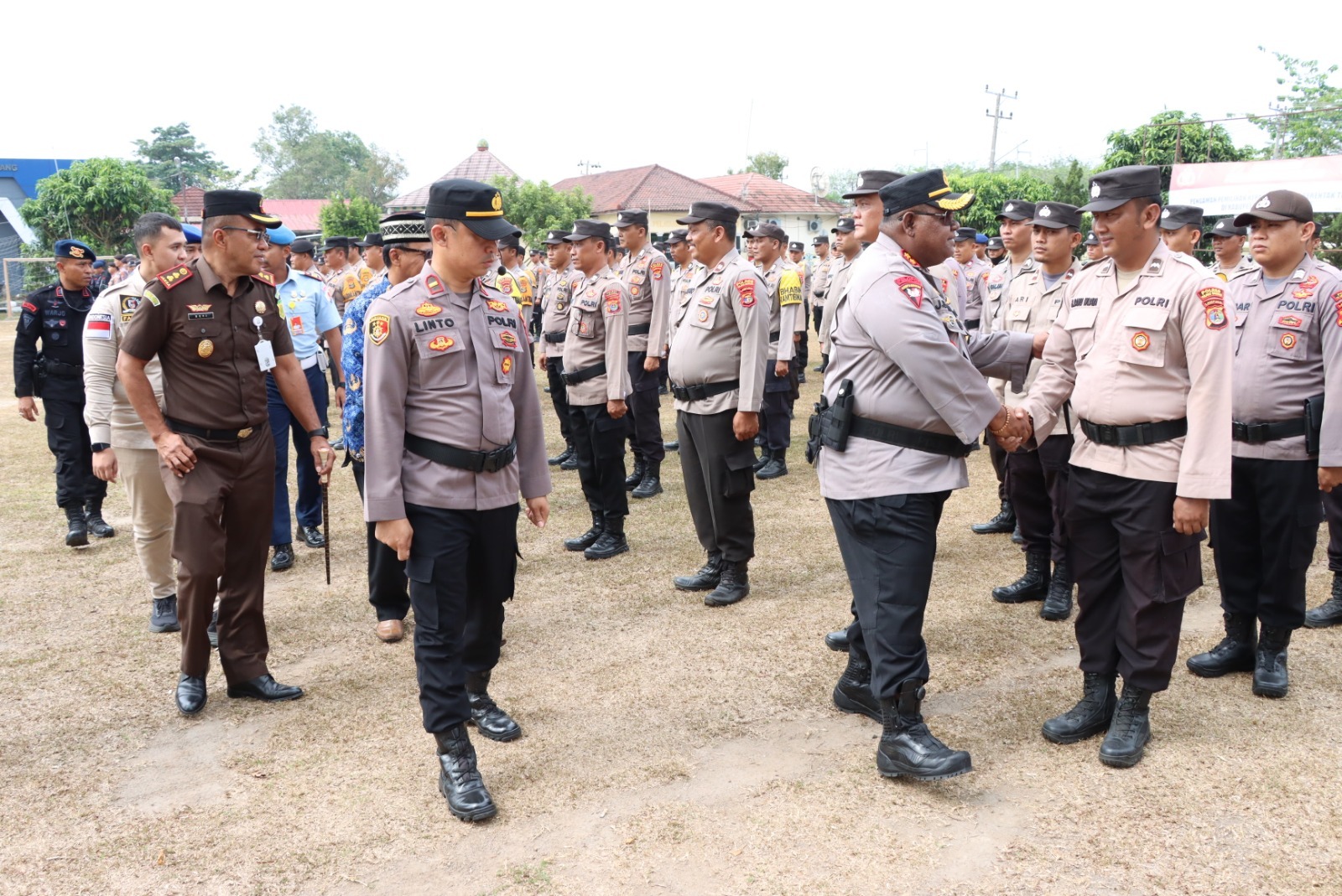 Amankan Pilkakam Serentak Tulang Bawang, Ratusan Personel Gabungan Diterjunkan