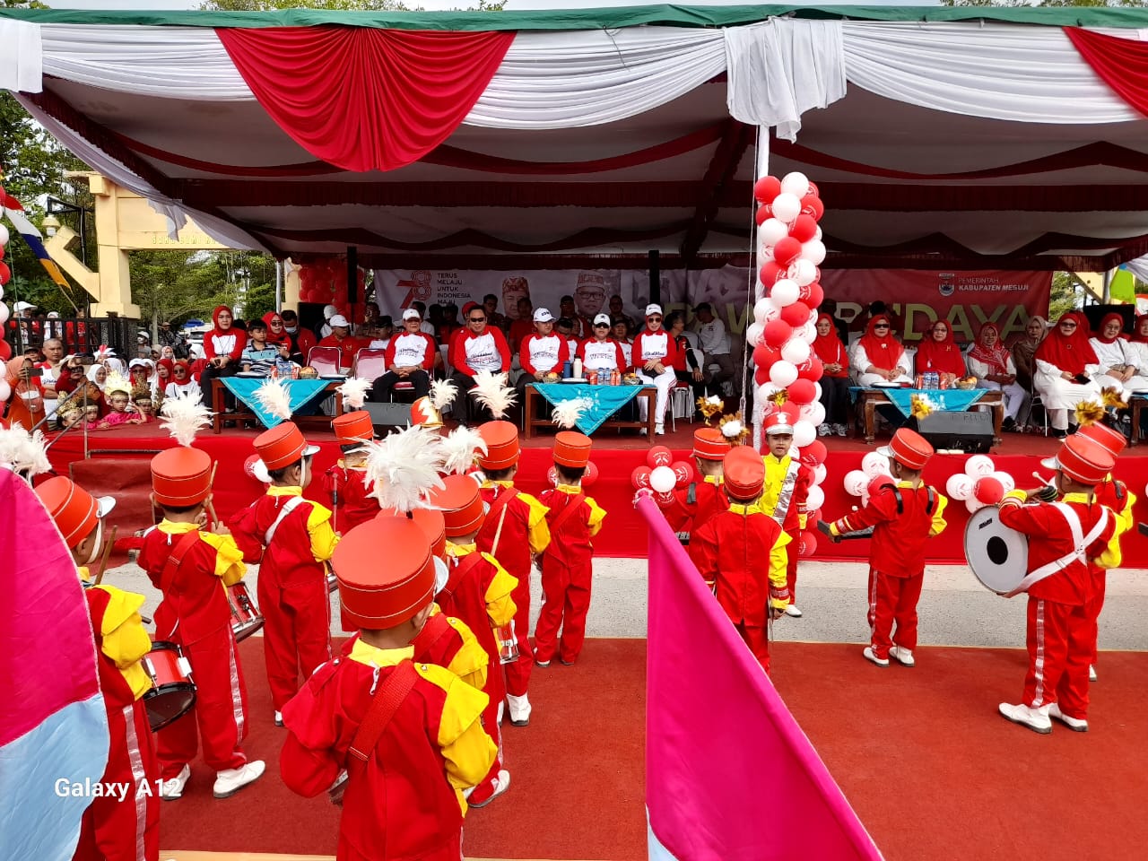 Dandim Tulang Bawang Turut Meriahkan Pawai Budaya Mesuji, Begini Harapannya