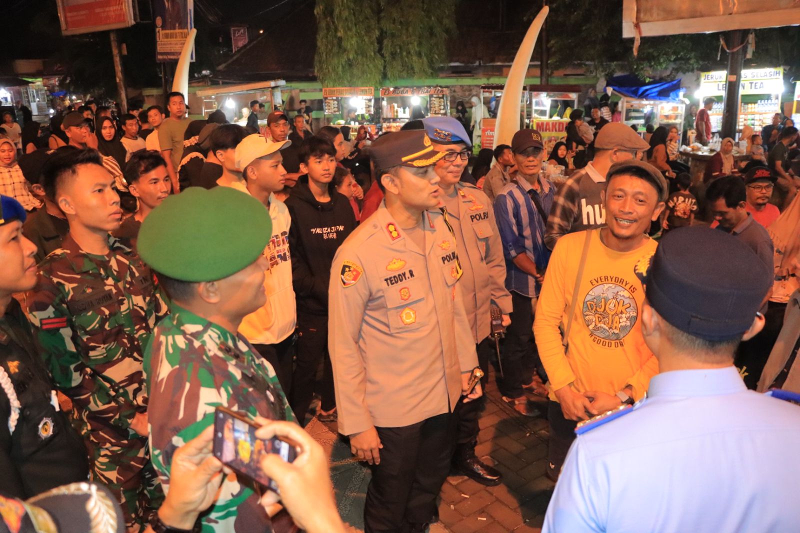 Pergantian Tahun Berjalan Kondusif, Kapolres Lampung Utara: Untuk Berkaca Pemilu 2024