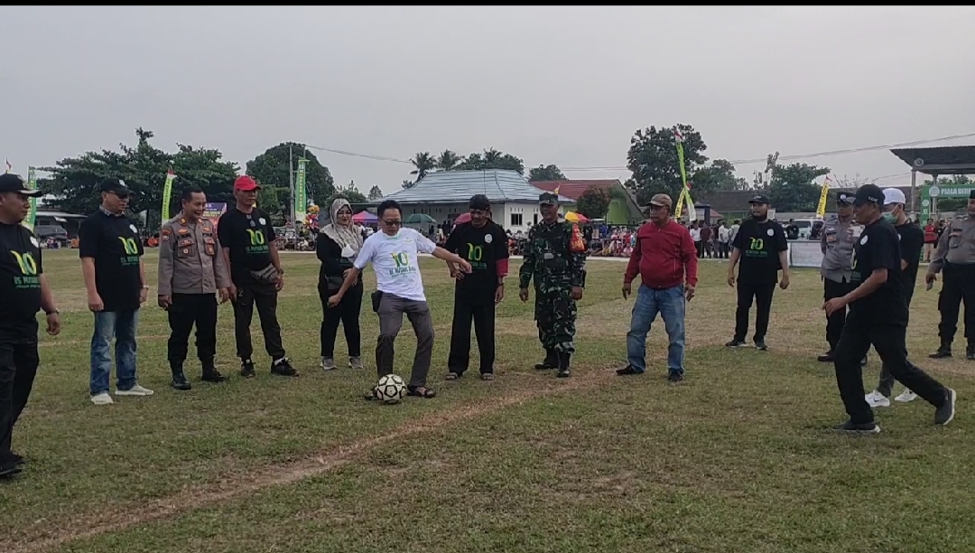 Tim Sepakbola Perwakilan 3 Kabupaten Ramaikan Hari Jadi RS Mutiara Bunda Tulang Bawang