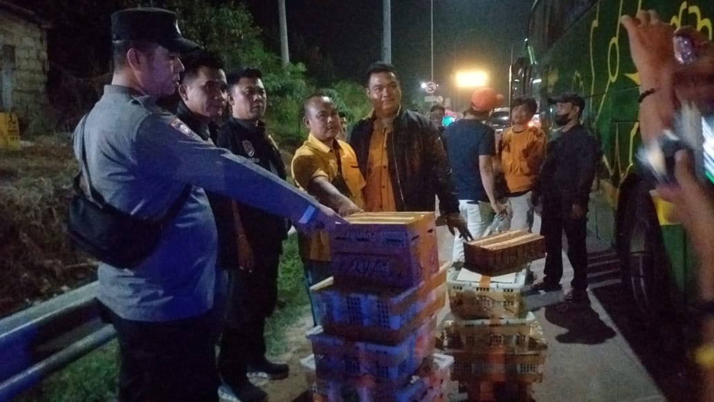 Ratusan Burung Diamankan Polsek Terbanggi Besar di Gerbang Tol, Ternyata Ini Masalahnya