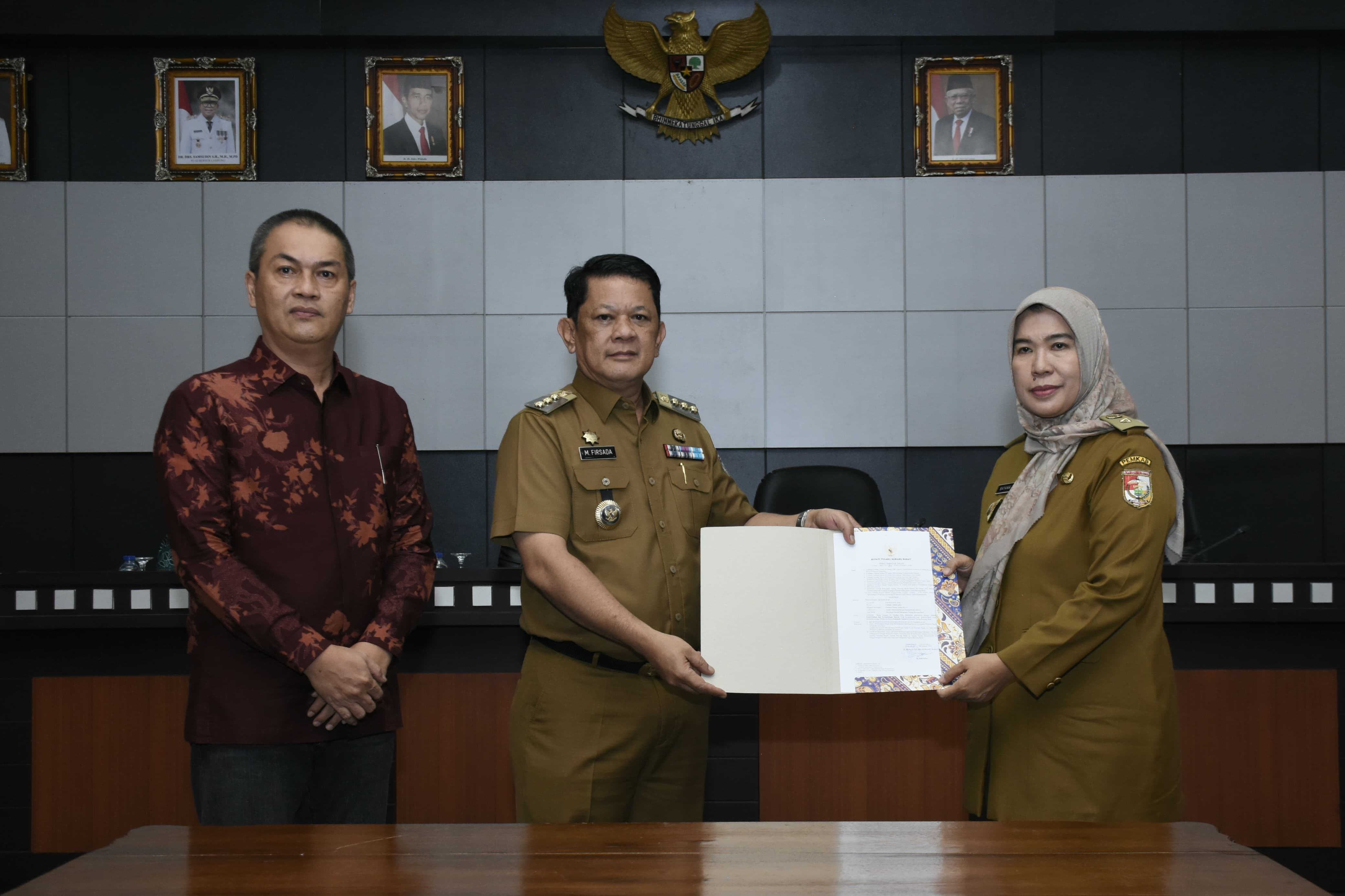 Novriwan Jaya Maju Pilkada, Bayana Jabat Plh Sekkab Tulang Bawang Barat, Begini Pesan Pj Bupati M. Firsada