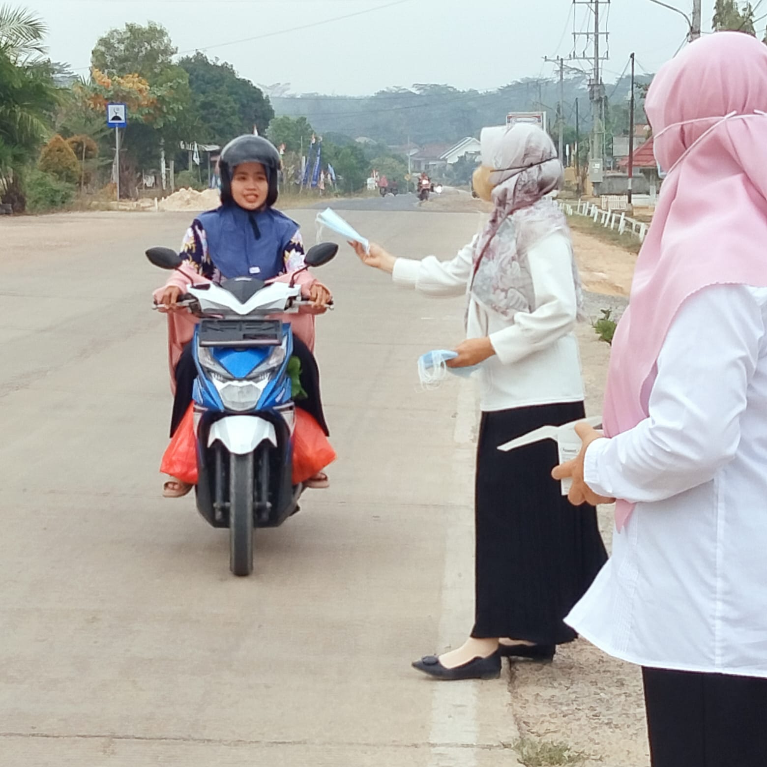 Cegah ISPA, Dinas Kesehatan Mesuji Imbau Warga Pakai Masker Diluar Rumah