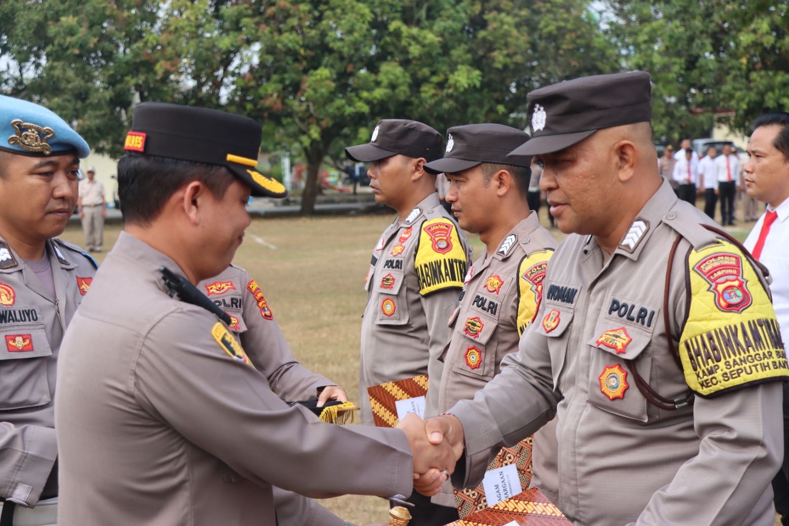 Selamat! 10 Polisi di Lampung Tengah Dapat Penghargaan, Ini Prestasinya