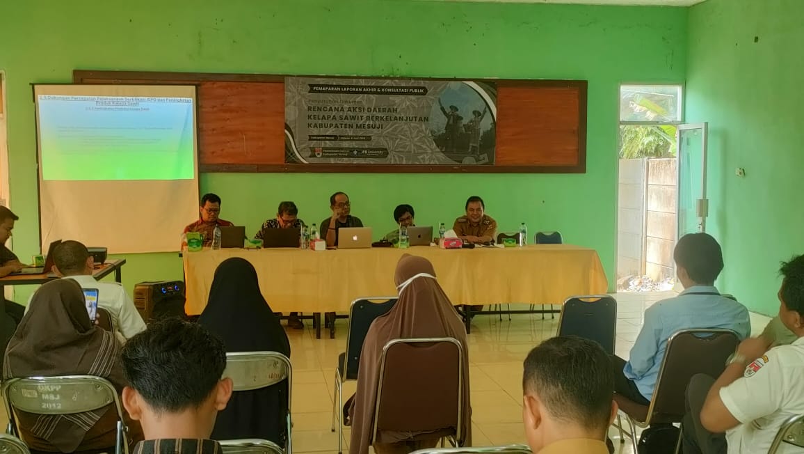 Gelar Konsultasi Publik, Dinas Pertanian Mesuji Datangkan Pemateri dari IPB