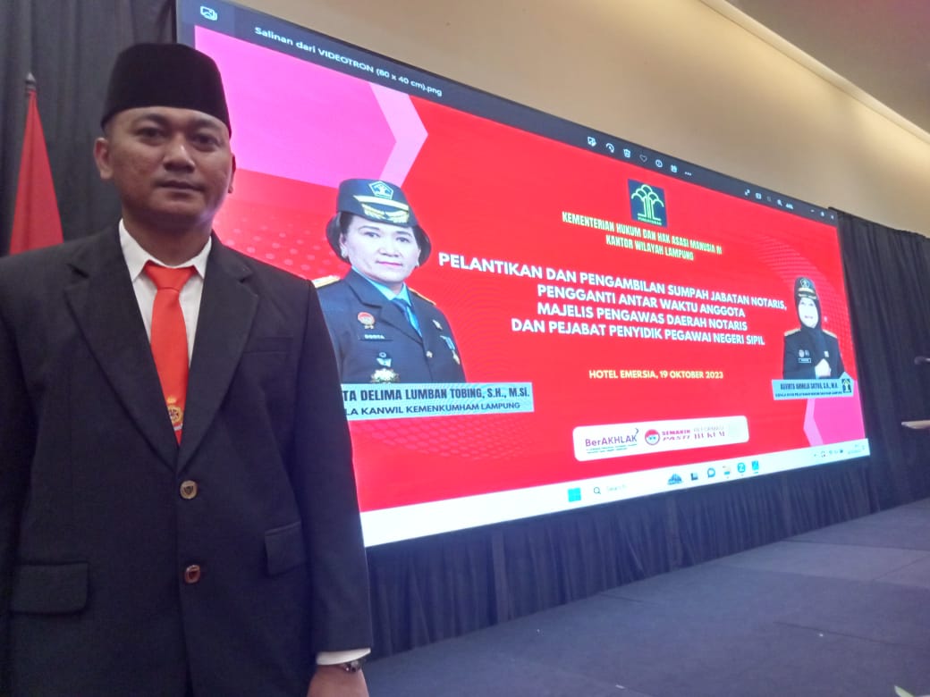 Alfirdaus Satria Agung Resmi Dilantik Menjadi PPNS Kabupaten Mesuji