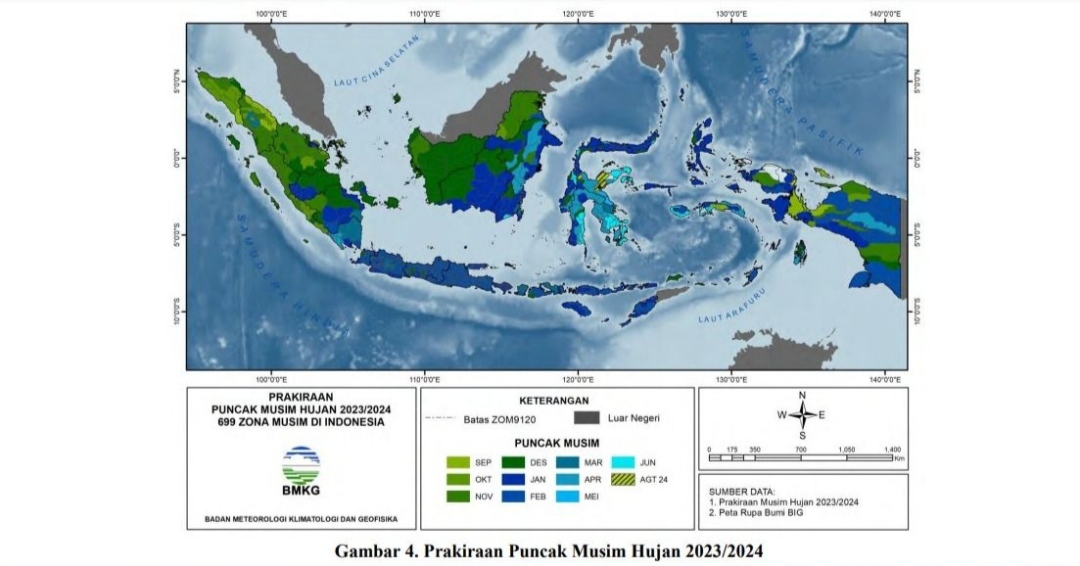 Para Petani Wajib Tau, Ini Prakiraan Musim Hujan Terbaru Menurut BMKG