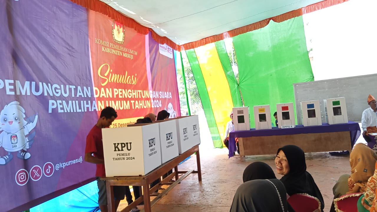 Berkurang, Kini Segini Jumlah TPS Pilkada 2024 di Mesuji Lampung