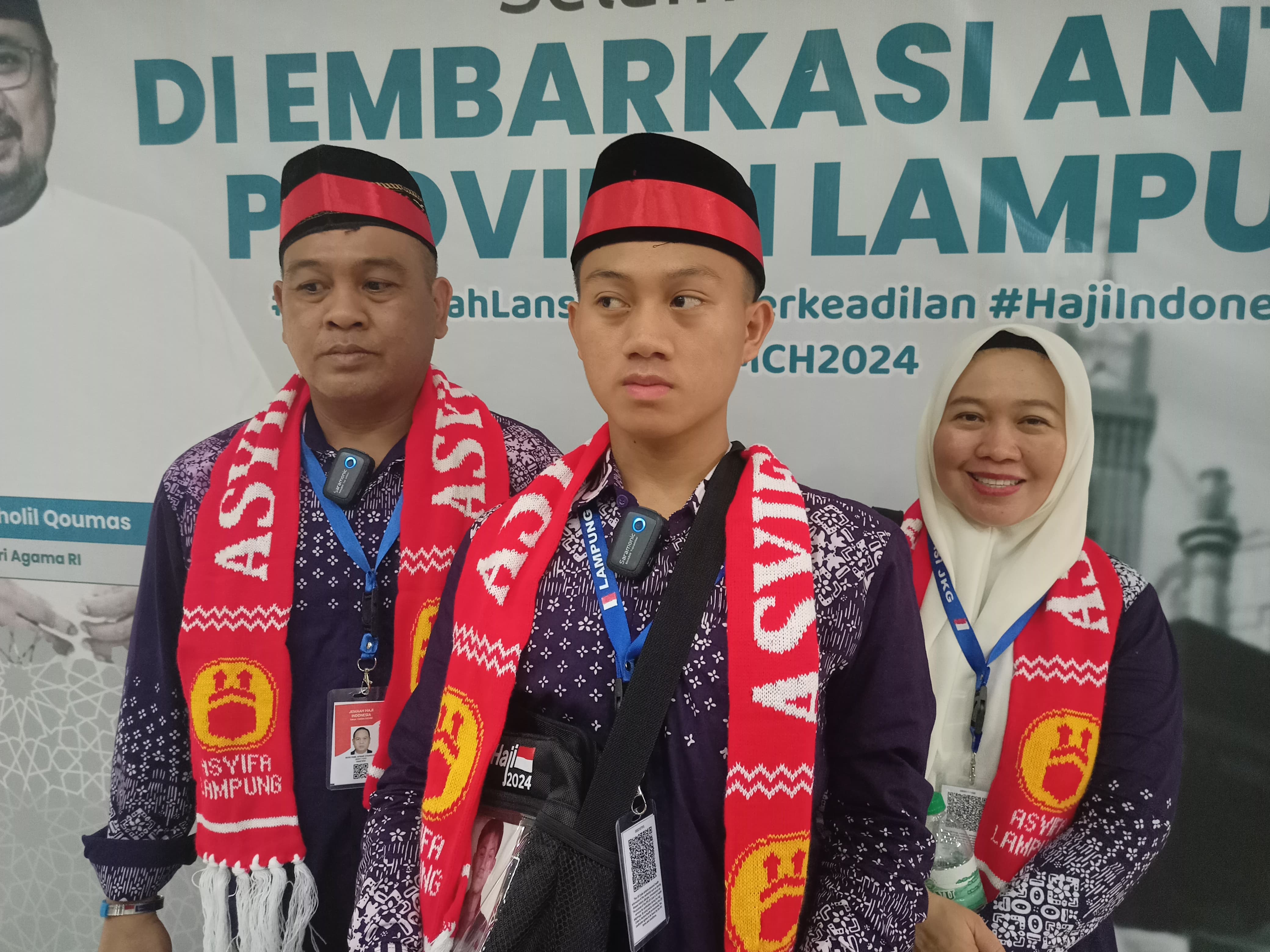 Masuk Asrama, Begini Ceritan CJH Termuda Lampung Tahun 2024