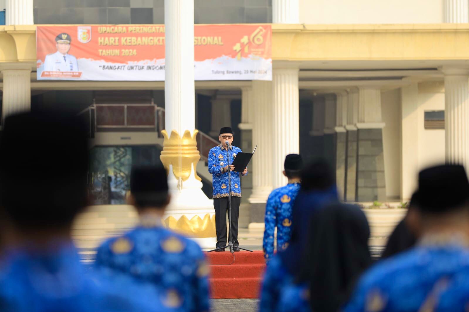 Peringati Hari Kebangkitan Nasional, Pj Sekda Tulang Bawang Minta ASN Ikuti Perkembangan Teknologi